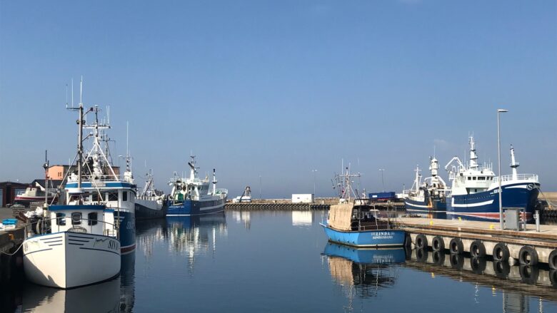 Hamnen i Simrishamn.