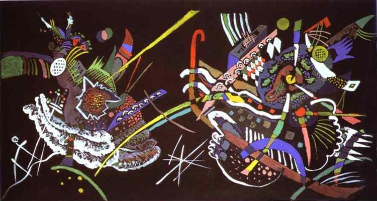 Draft for Mural In The Unjuried Art Show, Wall B. Vasilij Kandinskij