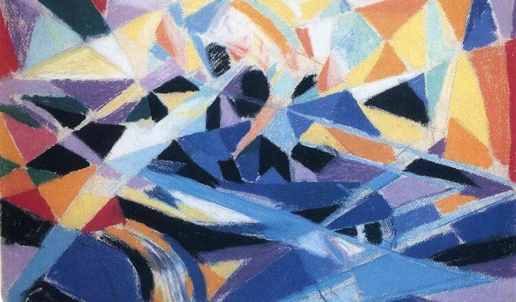 Futuristisk komposition. Joseph Stella.