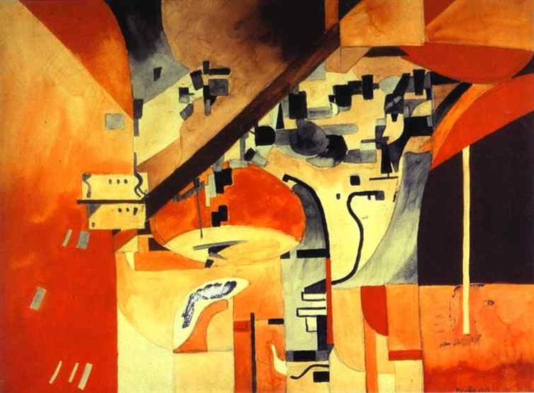 New York från andra sidan kroppen. Francis Picabia