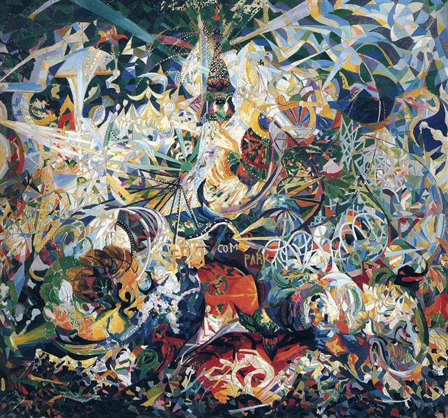 Ljusstrid. Joseph Stella.