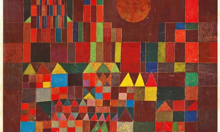 Slott och sol. Paul Klee.
