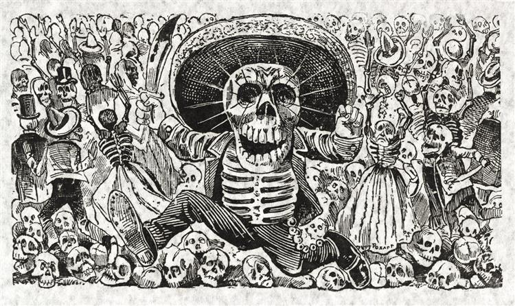 Calavera Oaxaqueña. Jose Guadalupe Posada
