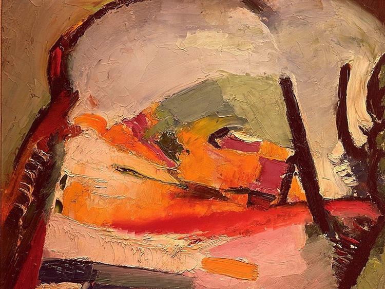 Landskap. Arthur Beecher Carles