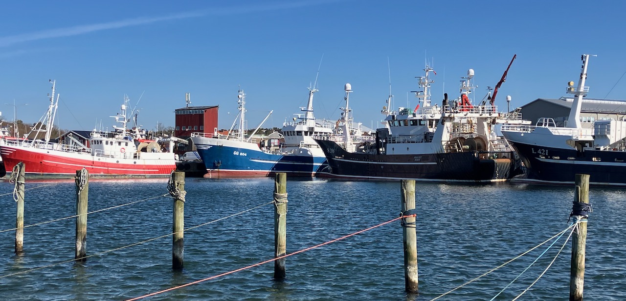 Fiskebåtar i Fiskebäck