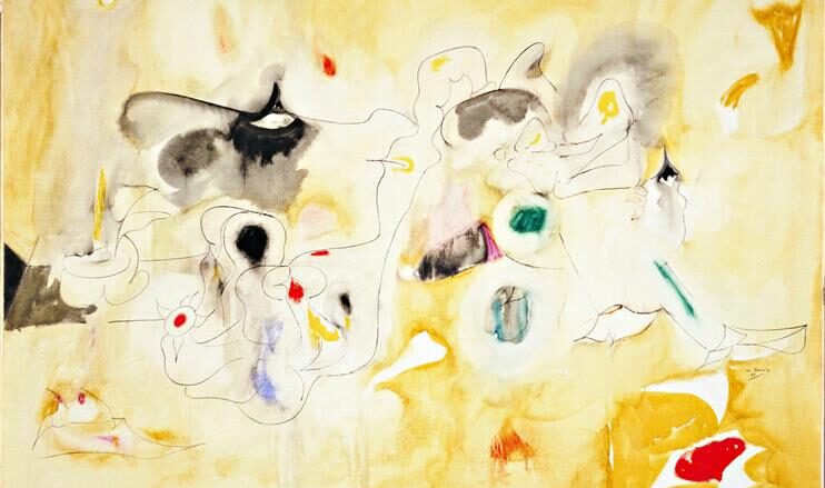 Plogen och sången. Arshile Gorky.