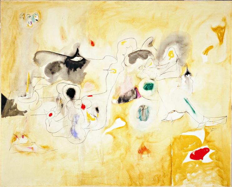 Plogen och sången. Arshile Gorky.