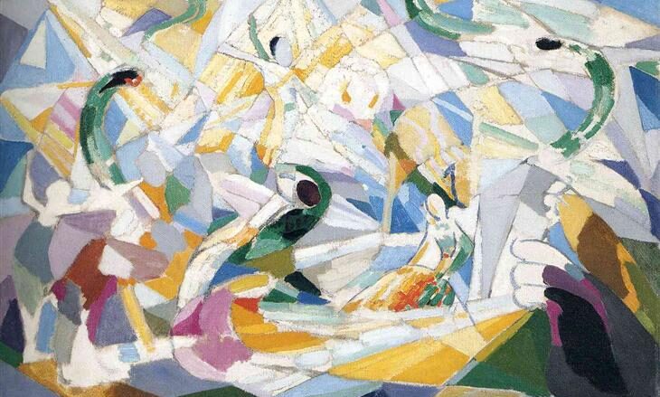 Knight of Roses. Joseph Stella