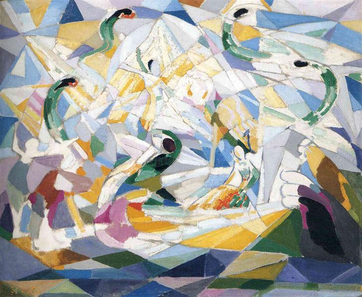 Knight of Roses. Joseph Stella