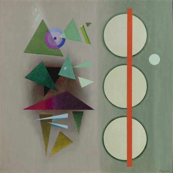 Röd stav. Rudolf Bauer.