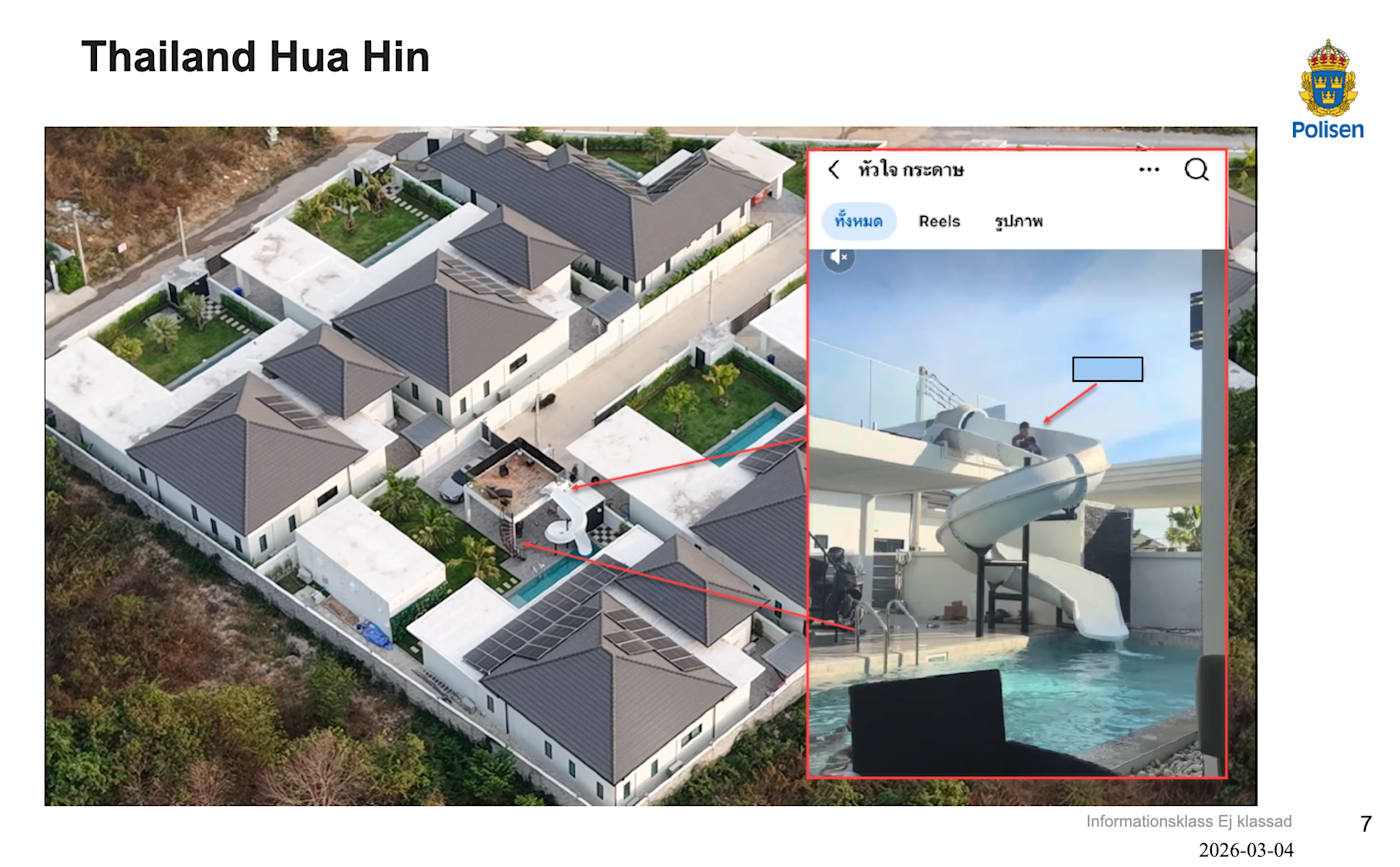 Villakomplex i Hua Hin.