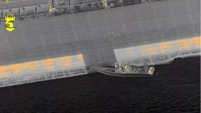 Tankfartyget Sea Owl I bordas.