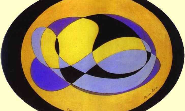 Abstrakt komposition. Francis Picabia.