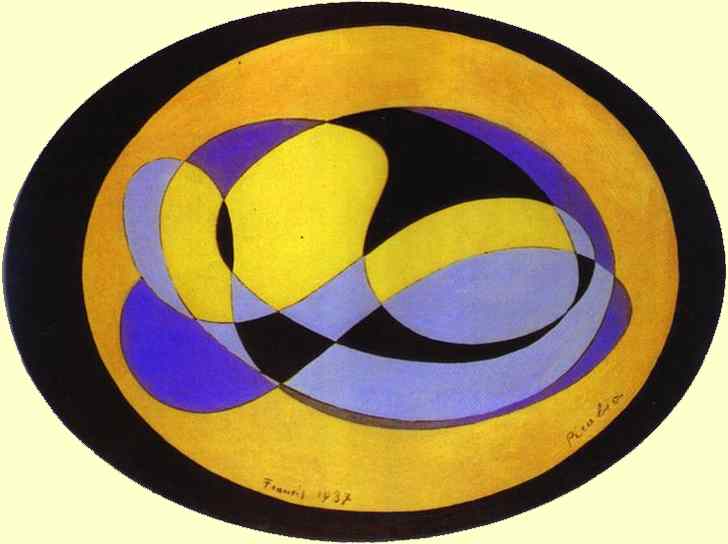 Abstrakt komposition. Francis Picabia.