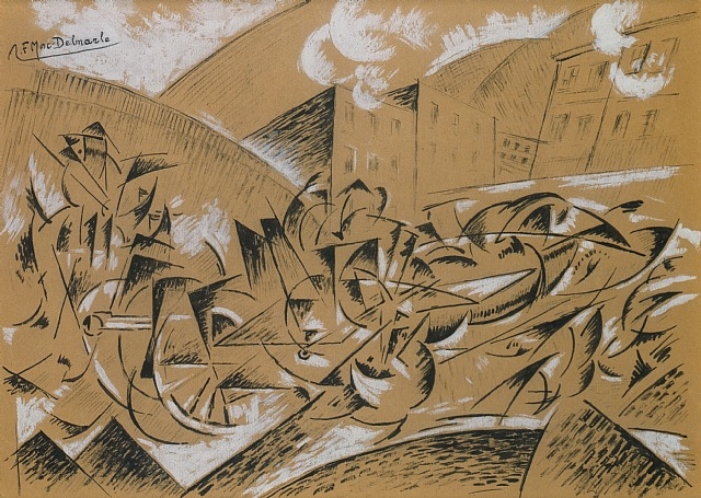 Futuristisk komposition. Felix del Marle
