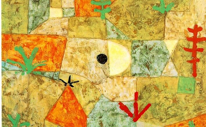 Sydliga trädgårdar. Paul Klee.