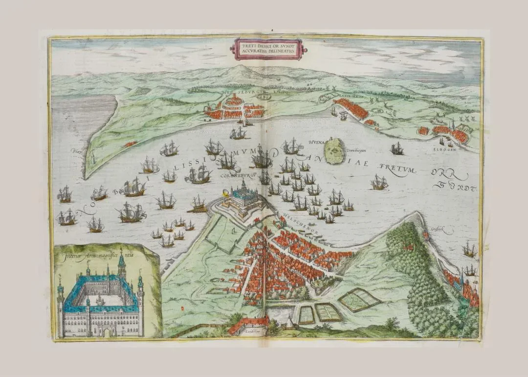 Helsingør och Helsingborg.