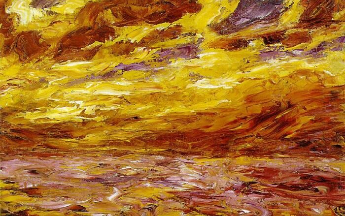 Höstligt hav. Emil Nolde.