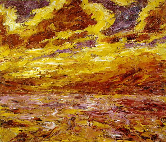 Höstligt hav. Emil Nolde.