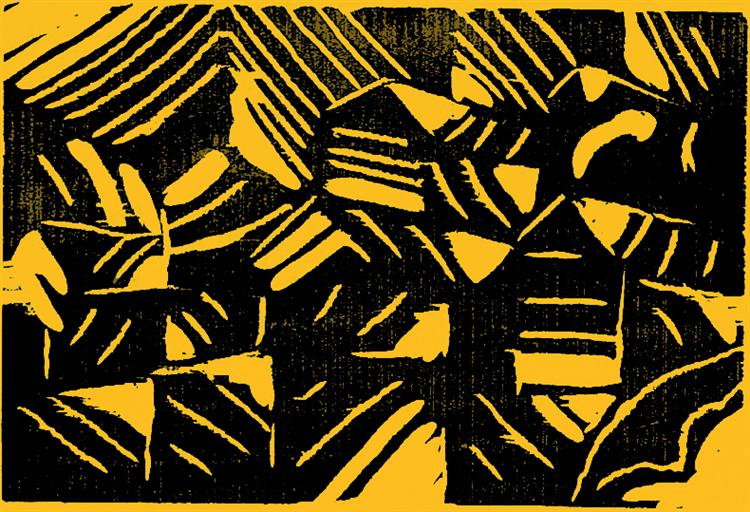Vedeldning. Arthur Segal.