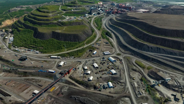 LKAB:S industriområde i Kiruna.