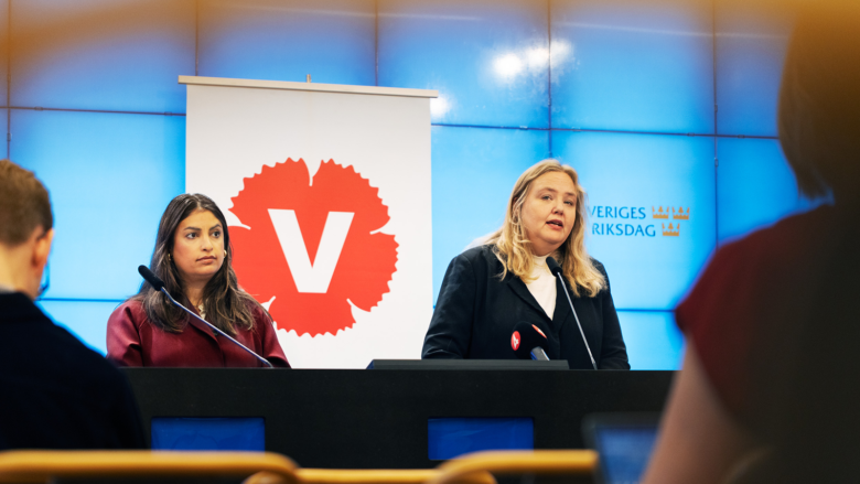 Nooshi Dadgostar och Ida Gabrielsson