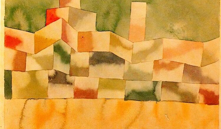 Orientalisk arkitektur. Paul Klee.