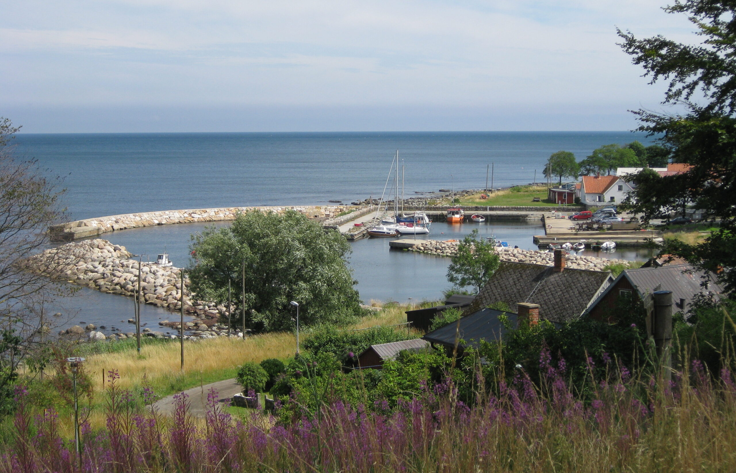 Baskemölla hamn