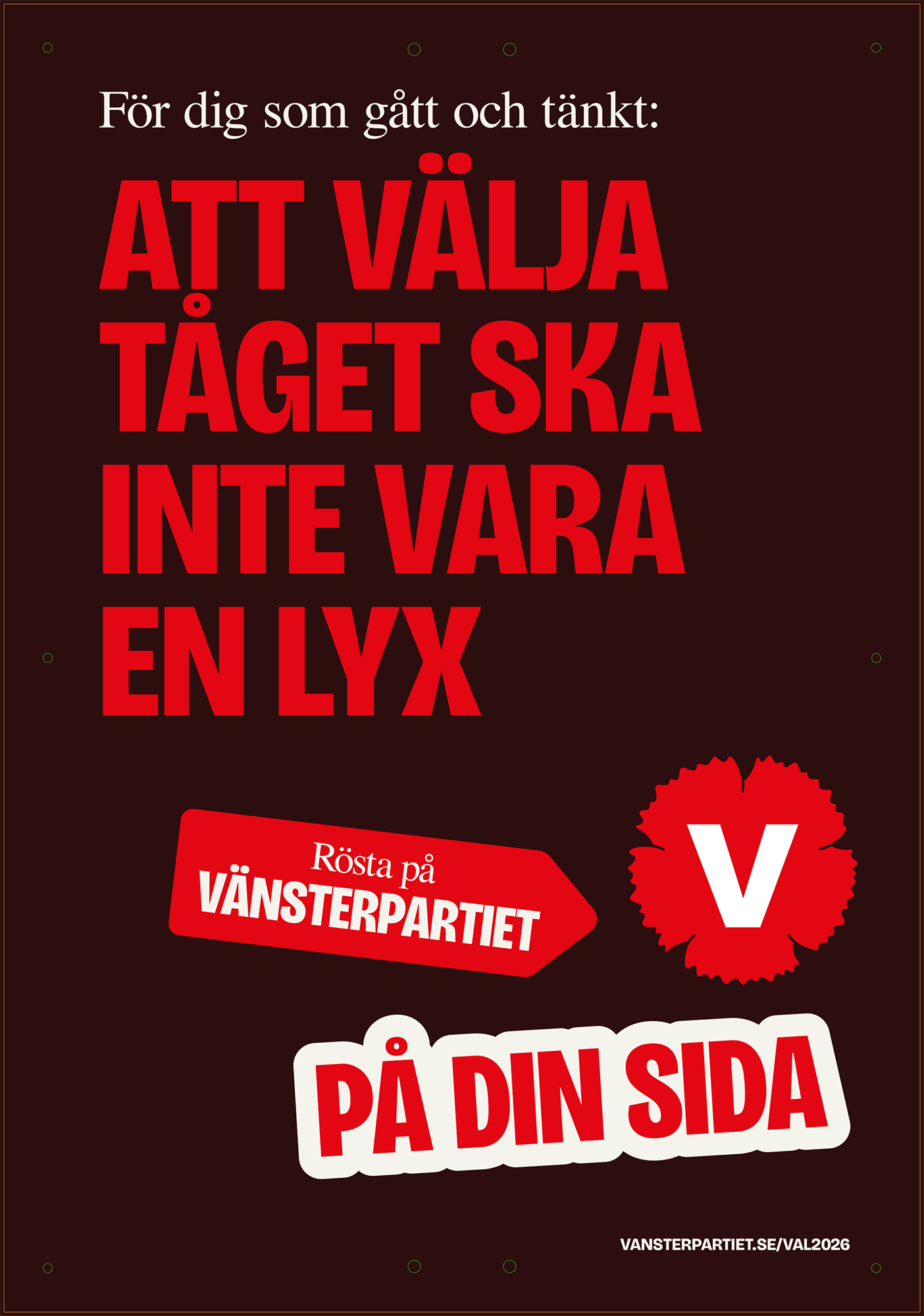 Att välja tåget