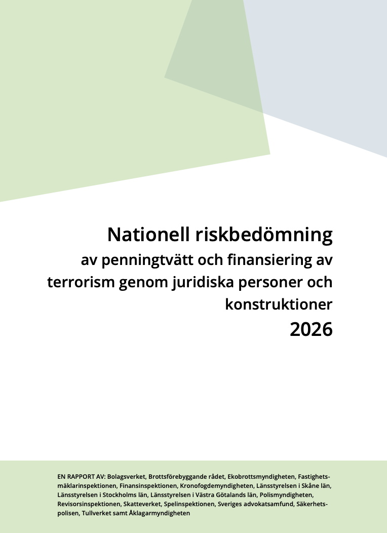 Nationell riskbedömning omslag